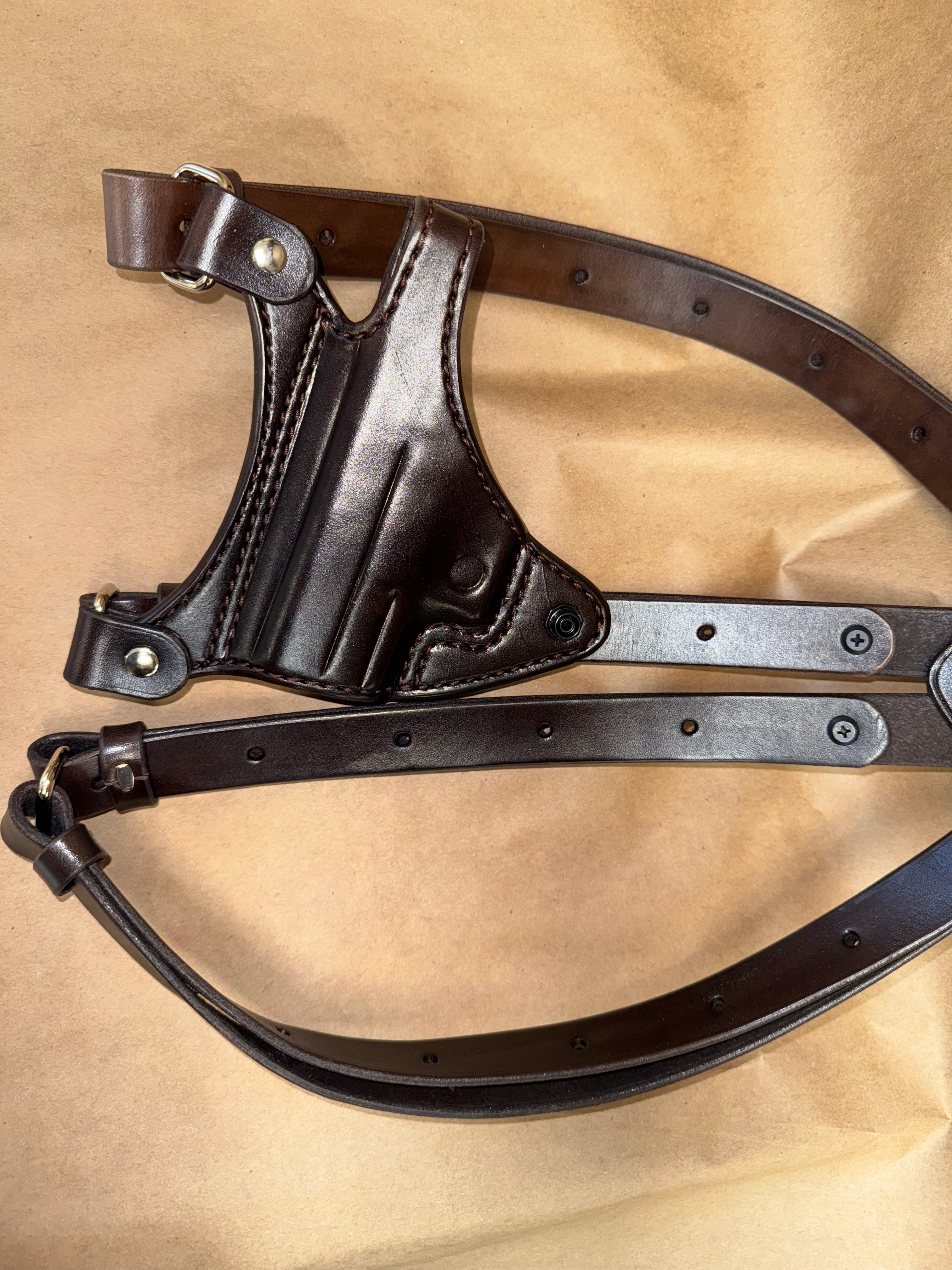 Glock 43 Single Shoulder Holster | Palmetto Leather