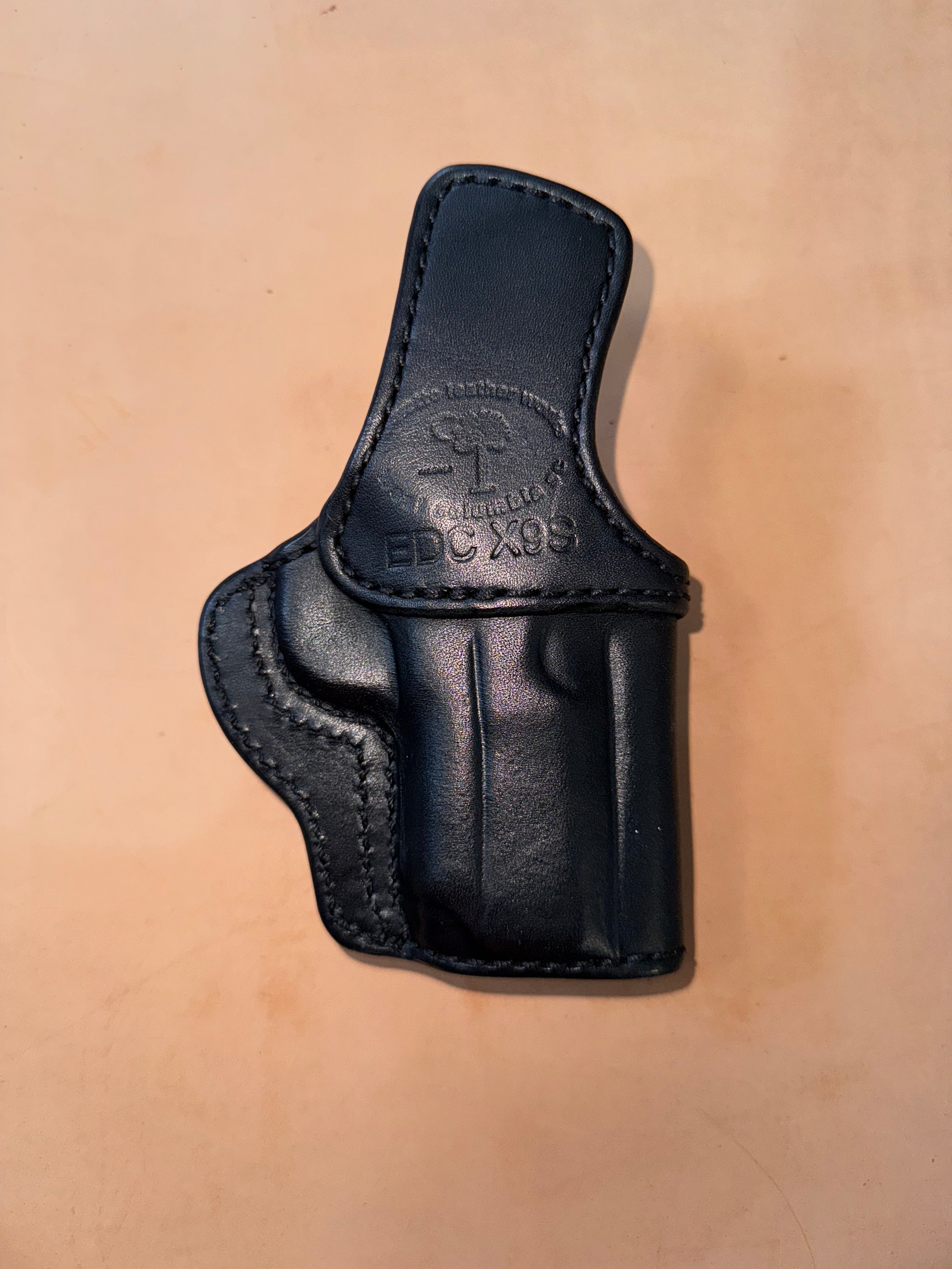 EDC X9S Deluxe Single Clip Holster (L) | Palmetto Leather