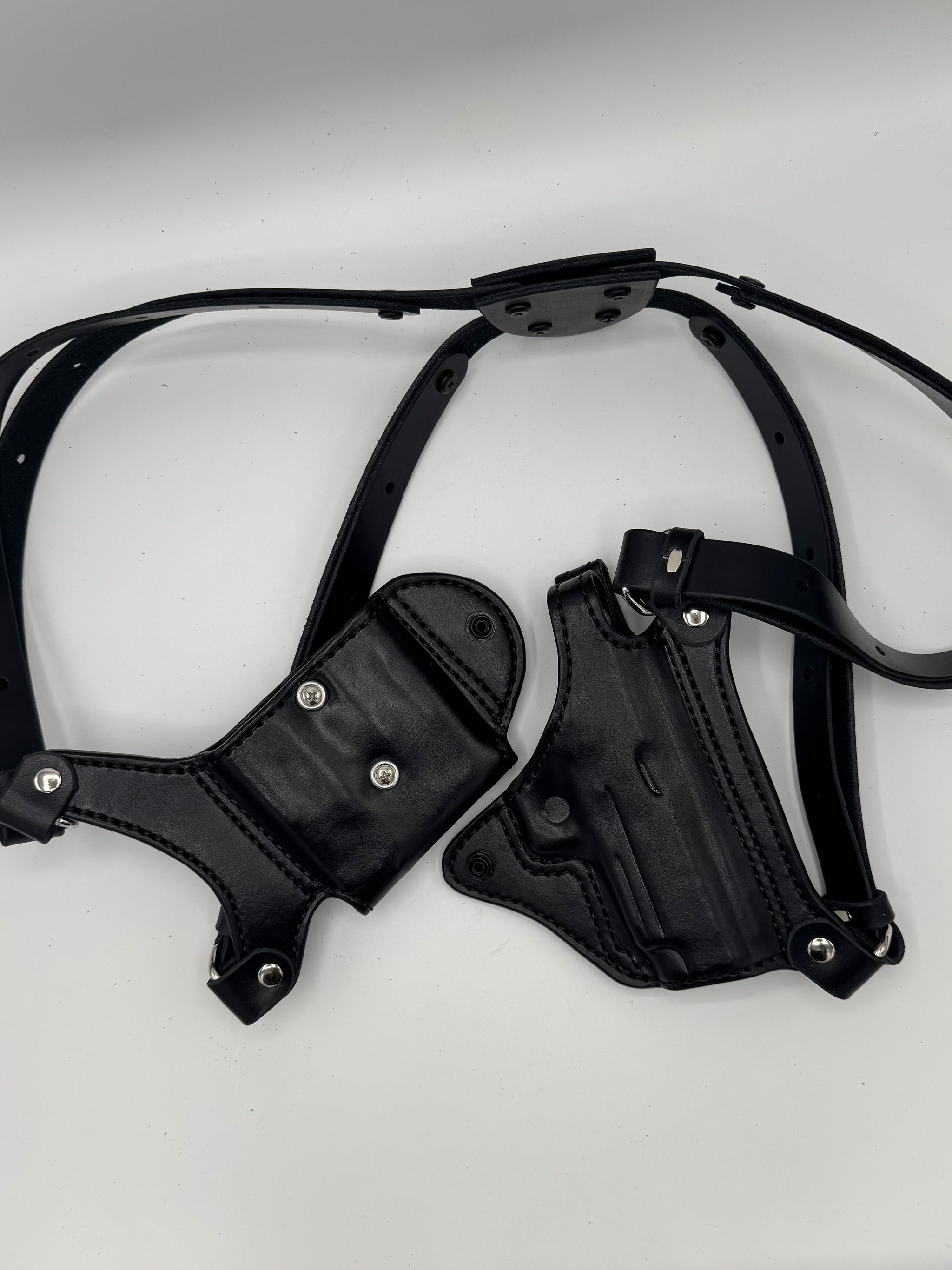 Black Neoprene Tactical Shoulder Gun Holster – Underarm Concealed Carry For Pistols – Right/Left Hand