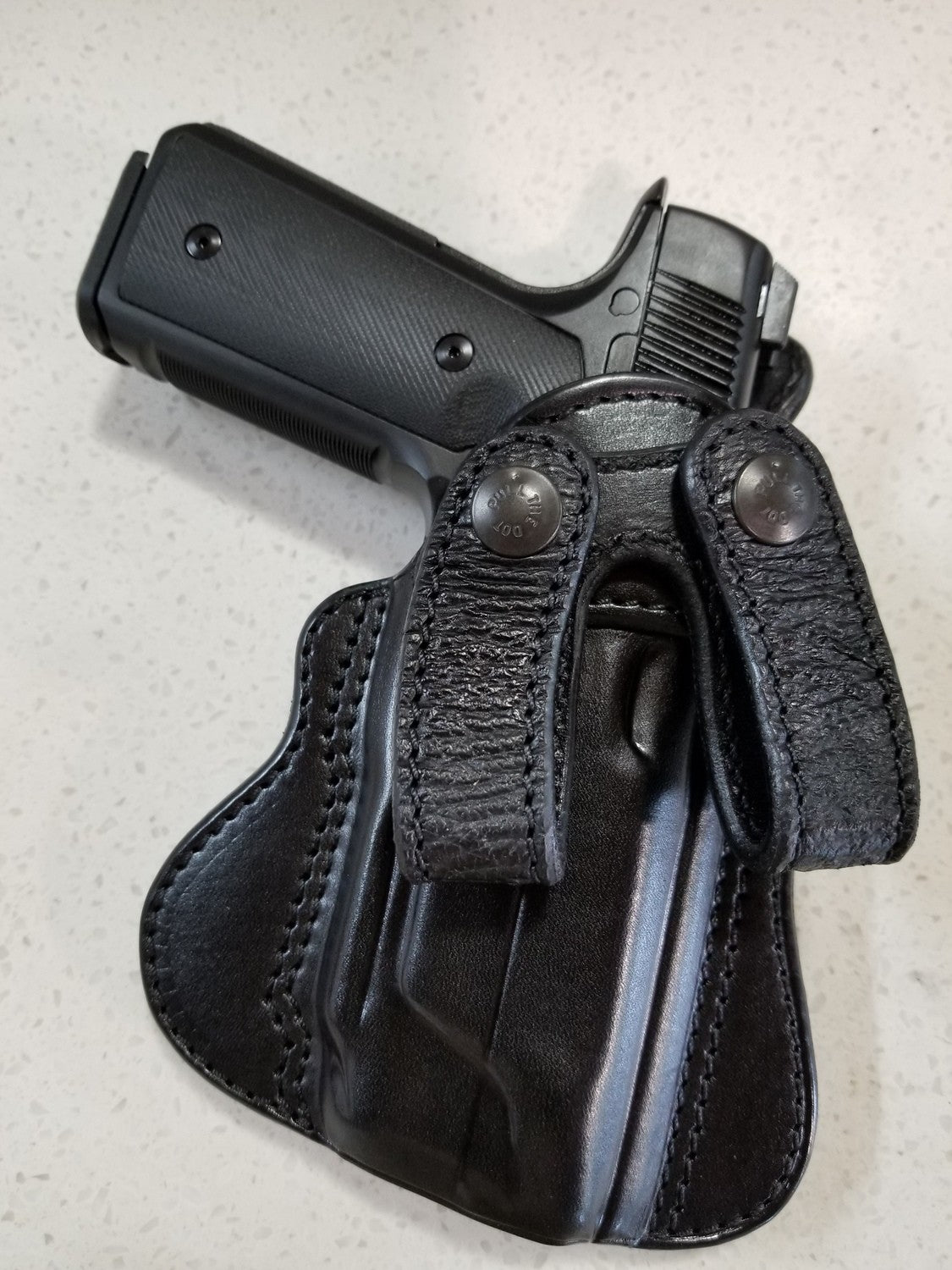 Cardini Leather IWB Holster – Inside Waistband For Sig Sauer P938, Leather W/ Clip