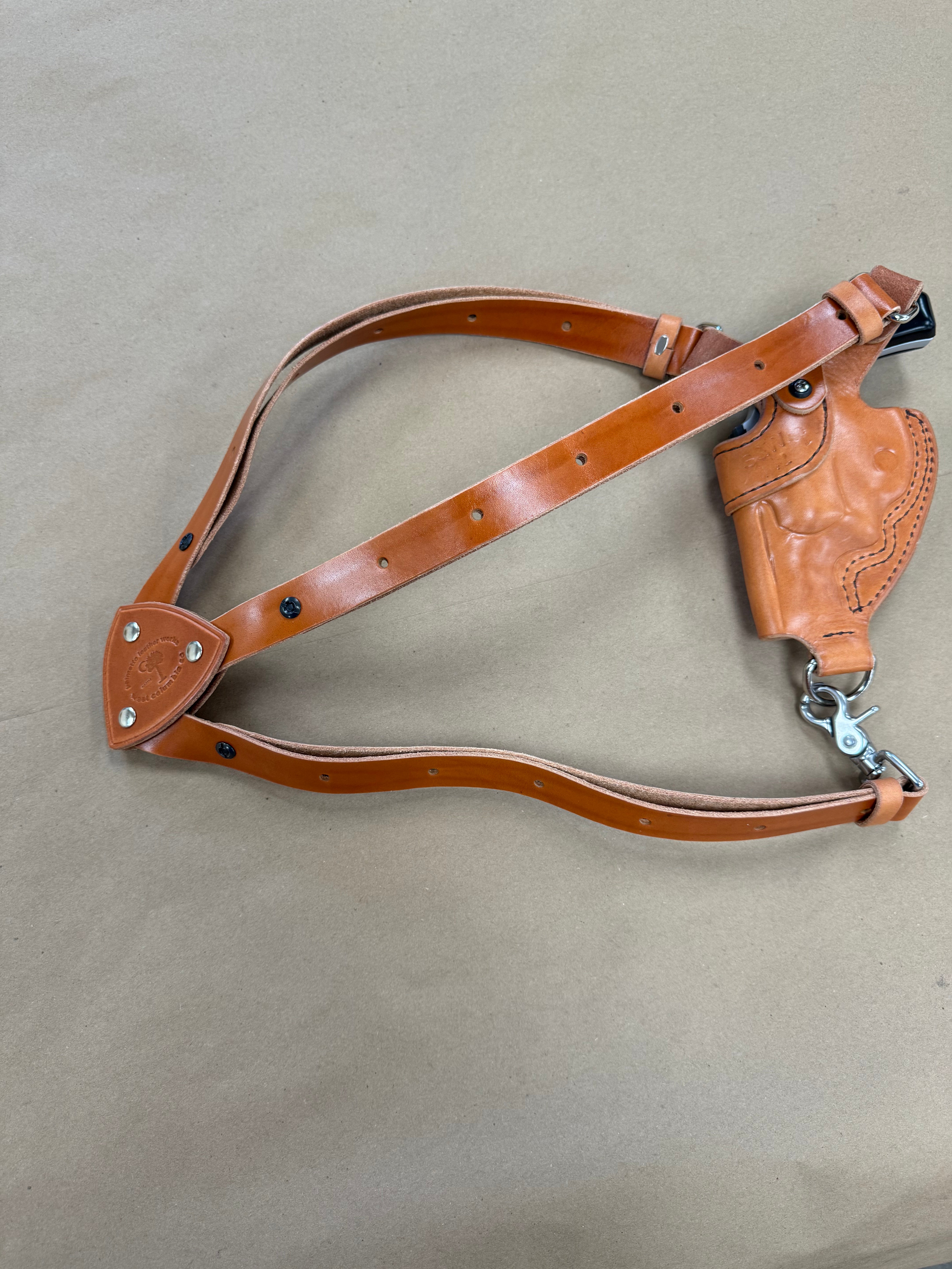 Smith & Wesson J Frame Chest Rig Holster | Palmetto Leather