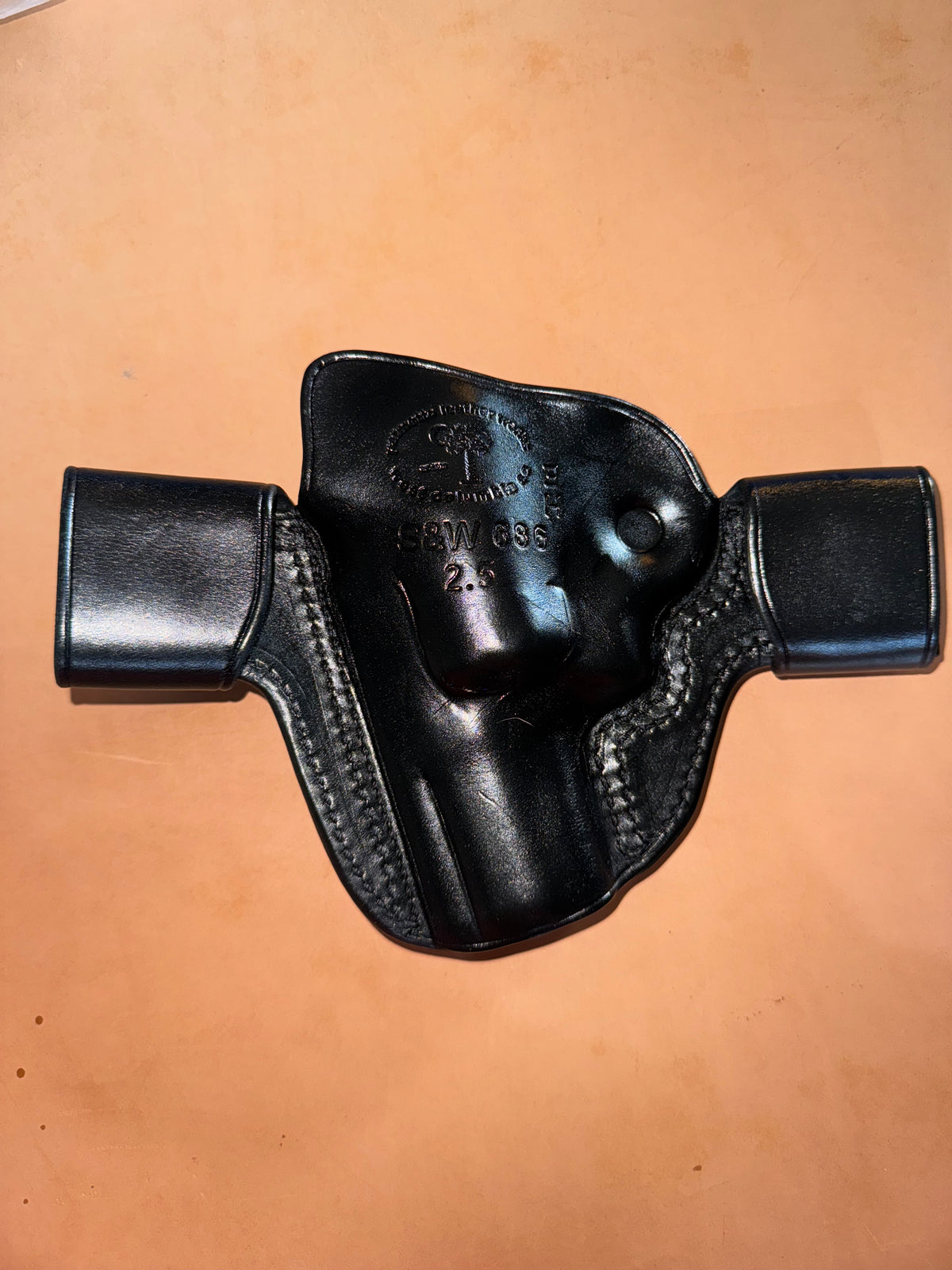 Federal AG581 Hybrid Belt Clip Holster – For S&W 581, 681, 586, 686 Revolvers, Ambidextrous Nylon