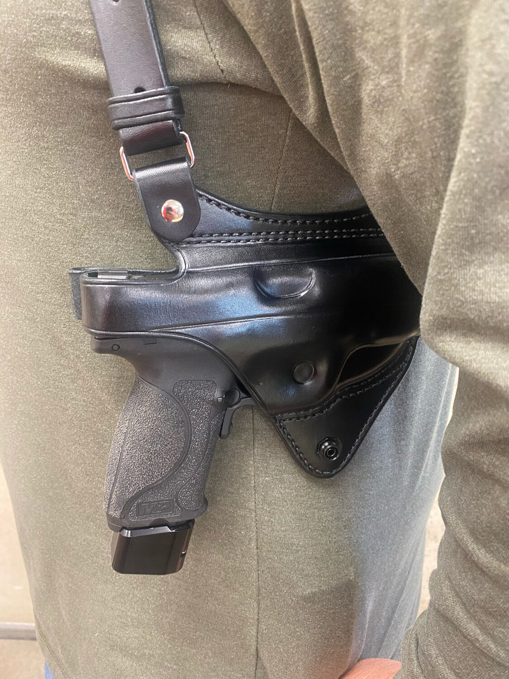Walther PPK 15 Double Shoulder Holster Palmetto Leather