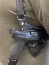 handmade-leather-single-shoulder-holster-back